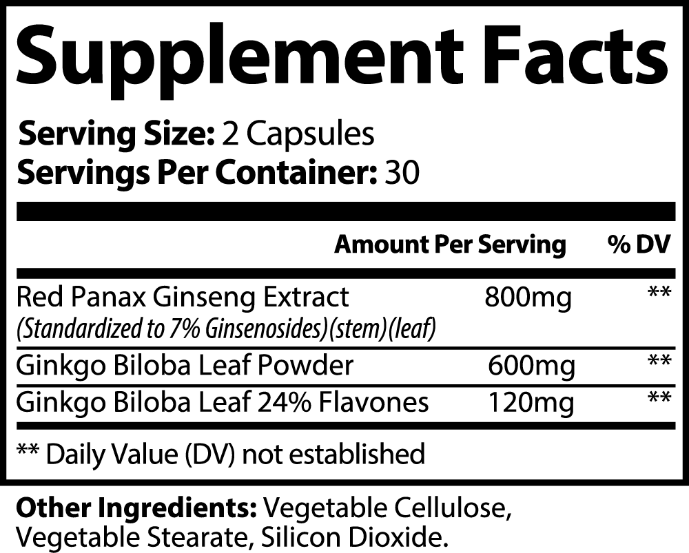 G2 (Ginseng + Ginkgo)